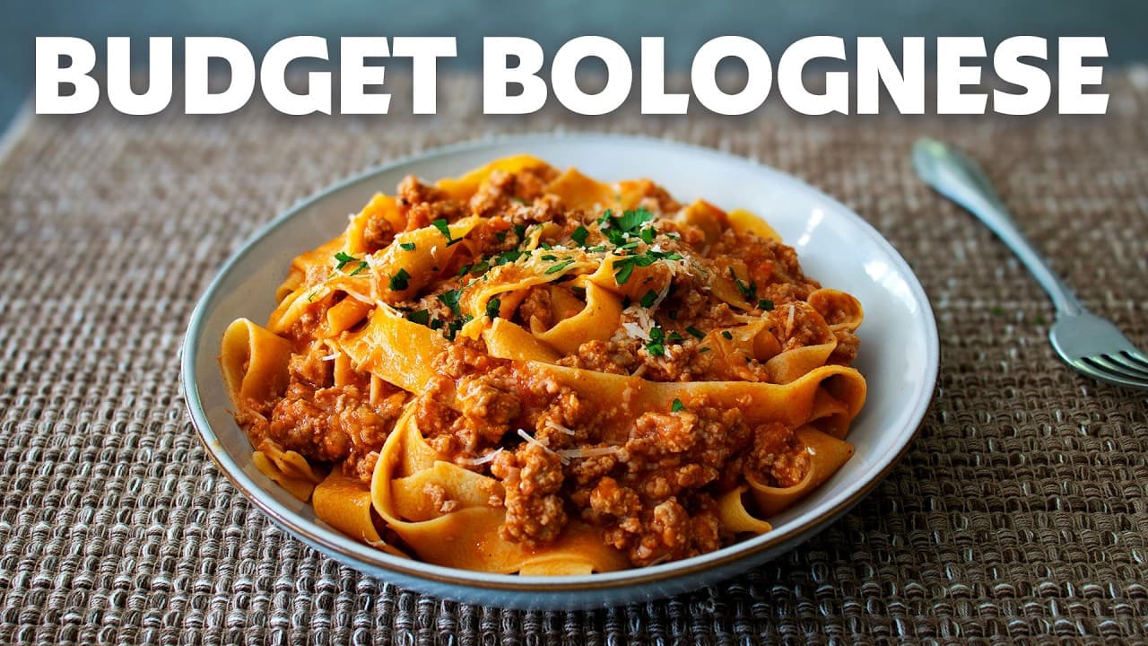 Better Than Beef Bolognese (Turkey & Pork) by Food Wishes, a frame from the YouTube video