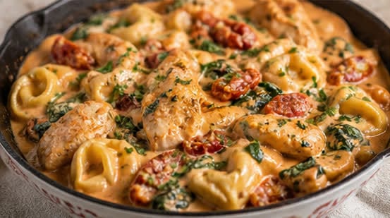 One Pan Marry Me Chicken Tortellini – Easy Recipe