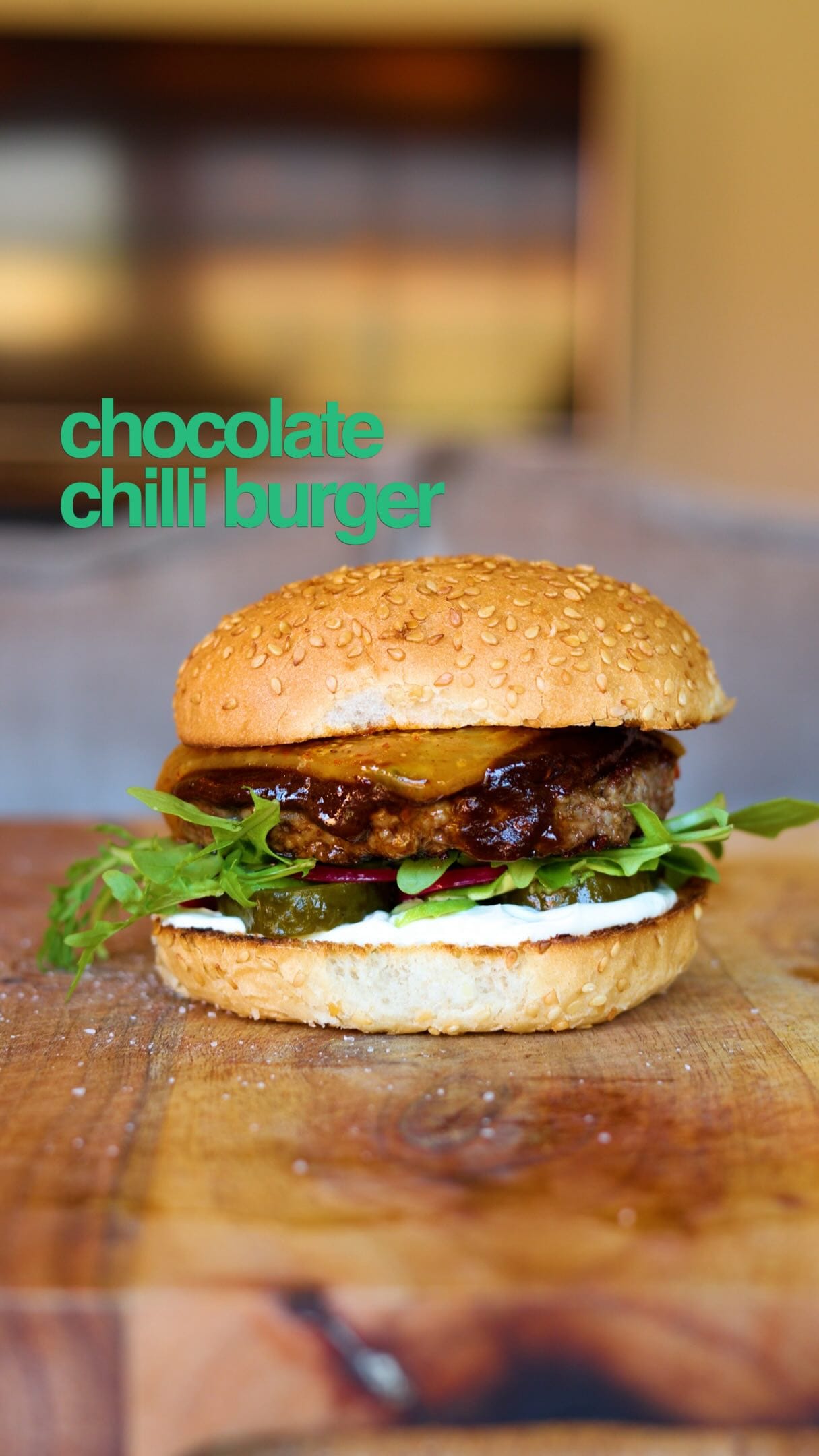 Chocolate Chili Burger – 35-Minute Recipe
