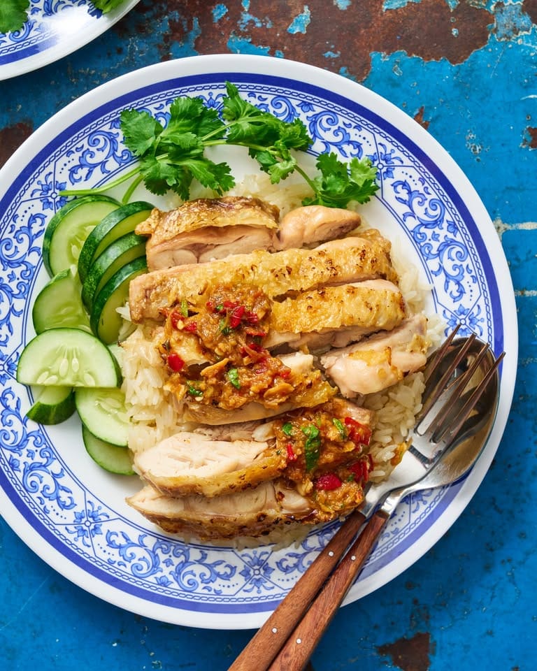 Thai-Style Crispy Chicken Rice – 45-Minute Recipe