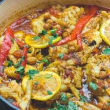 Moroccan Cod with Chickpeas – 40-Minute Recipe