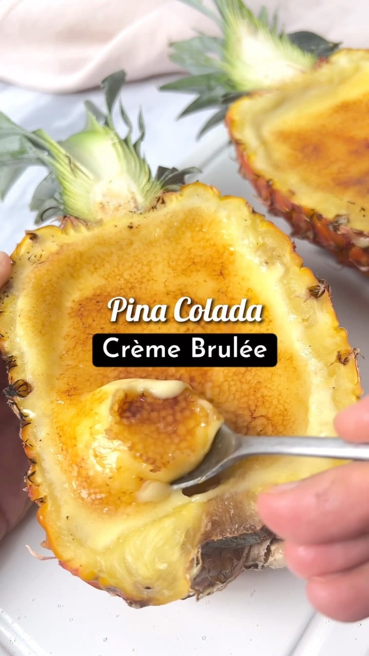 Pineapple Crème Brûlée Recipe