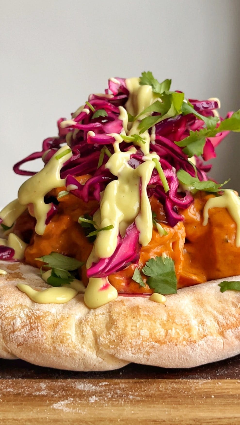 Butter Curry Naan Kebab Recipe