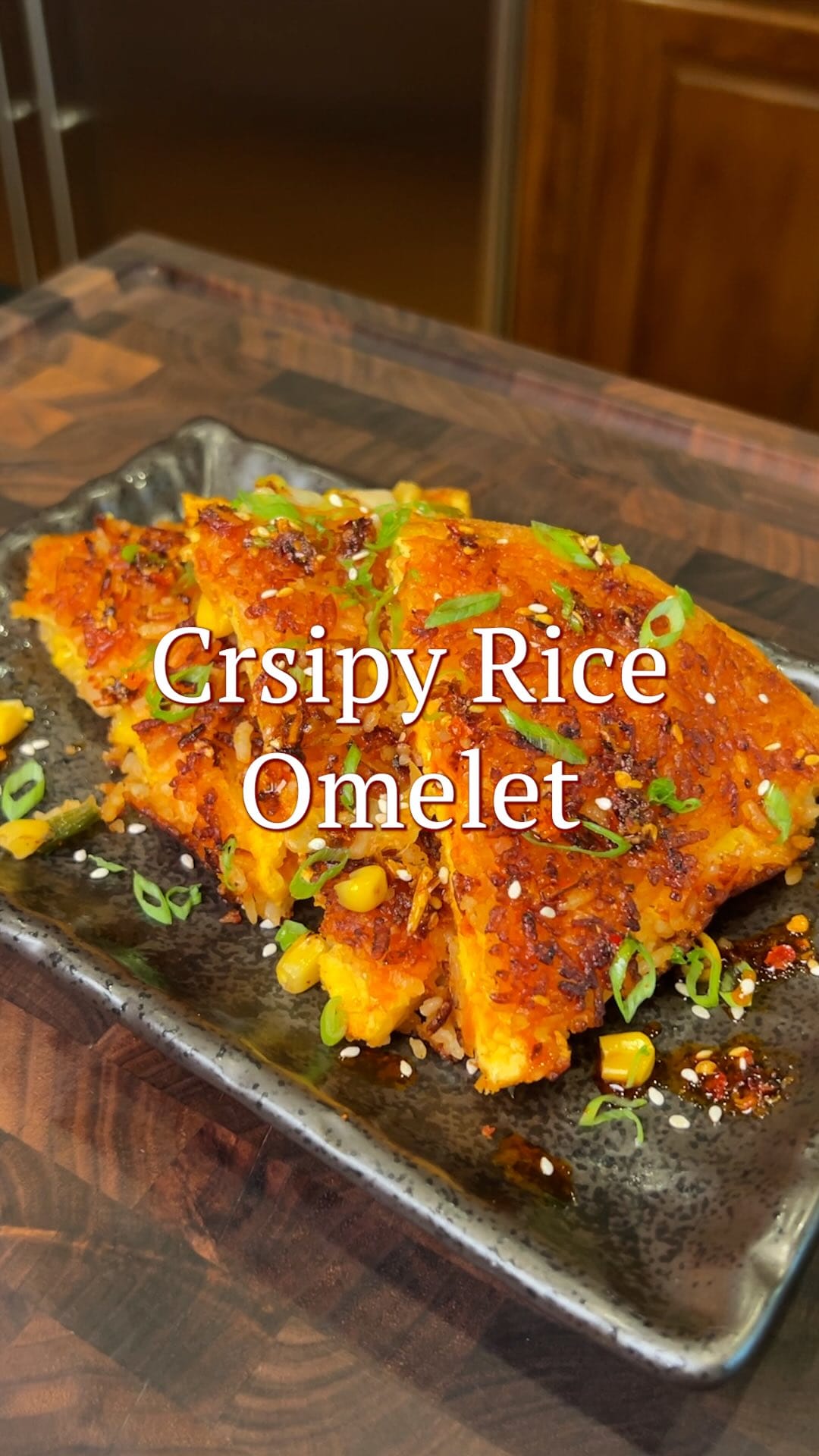 Crispy Rice Omelet – 20-Minute Recipe