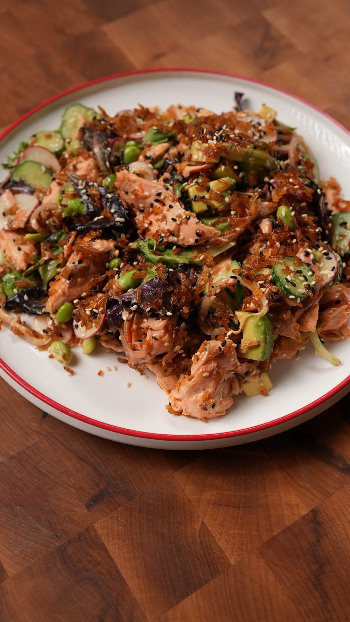 Spicy Salmon Crispy Rice Salad – 35-Minute Recipe