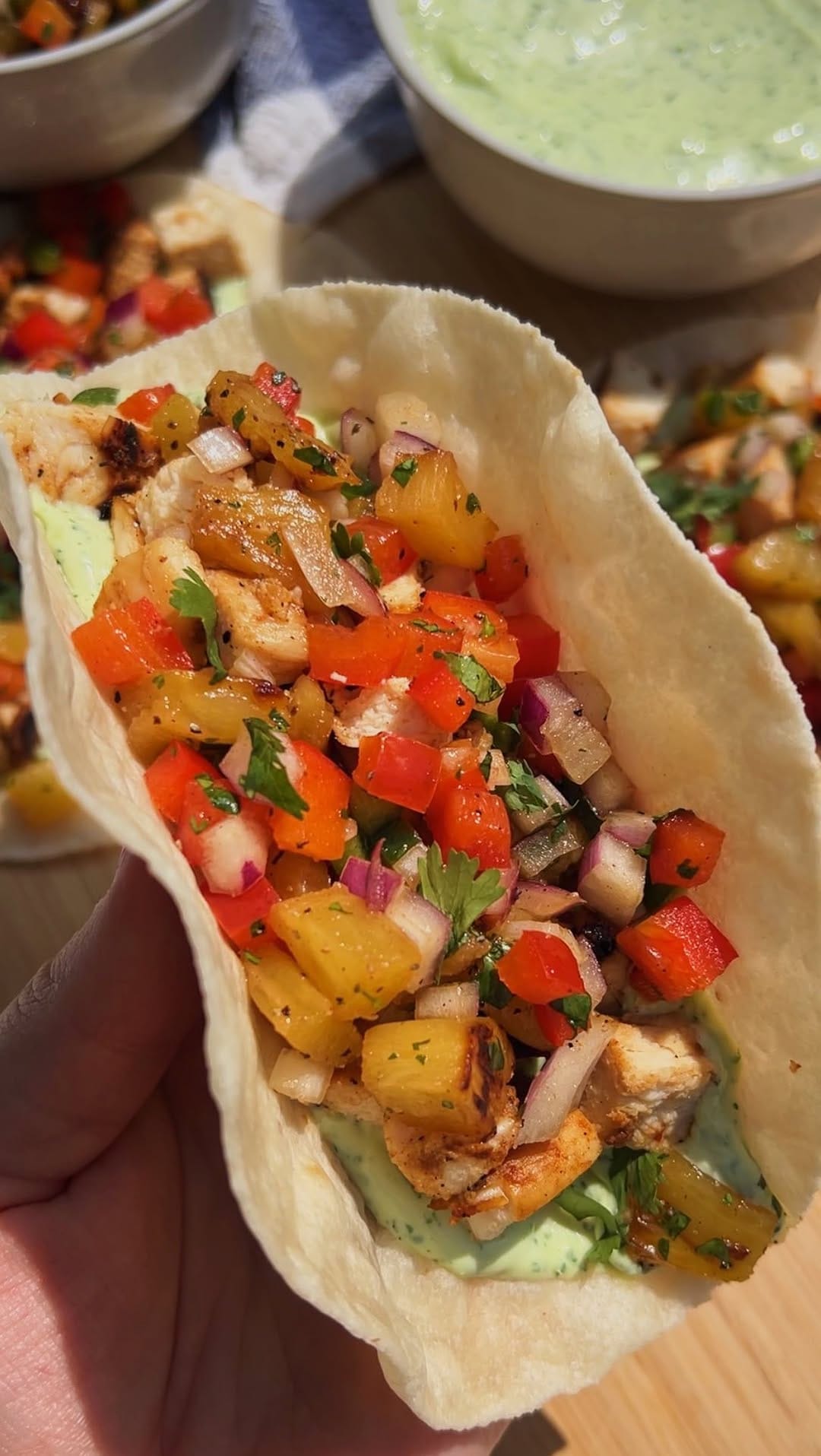 Hot Honey Chicken Tacos Recipe