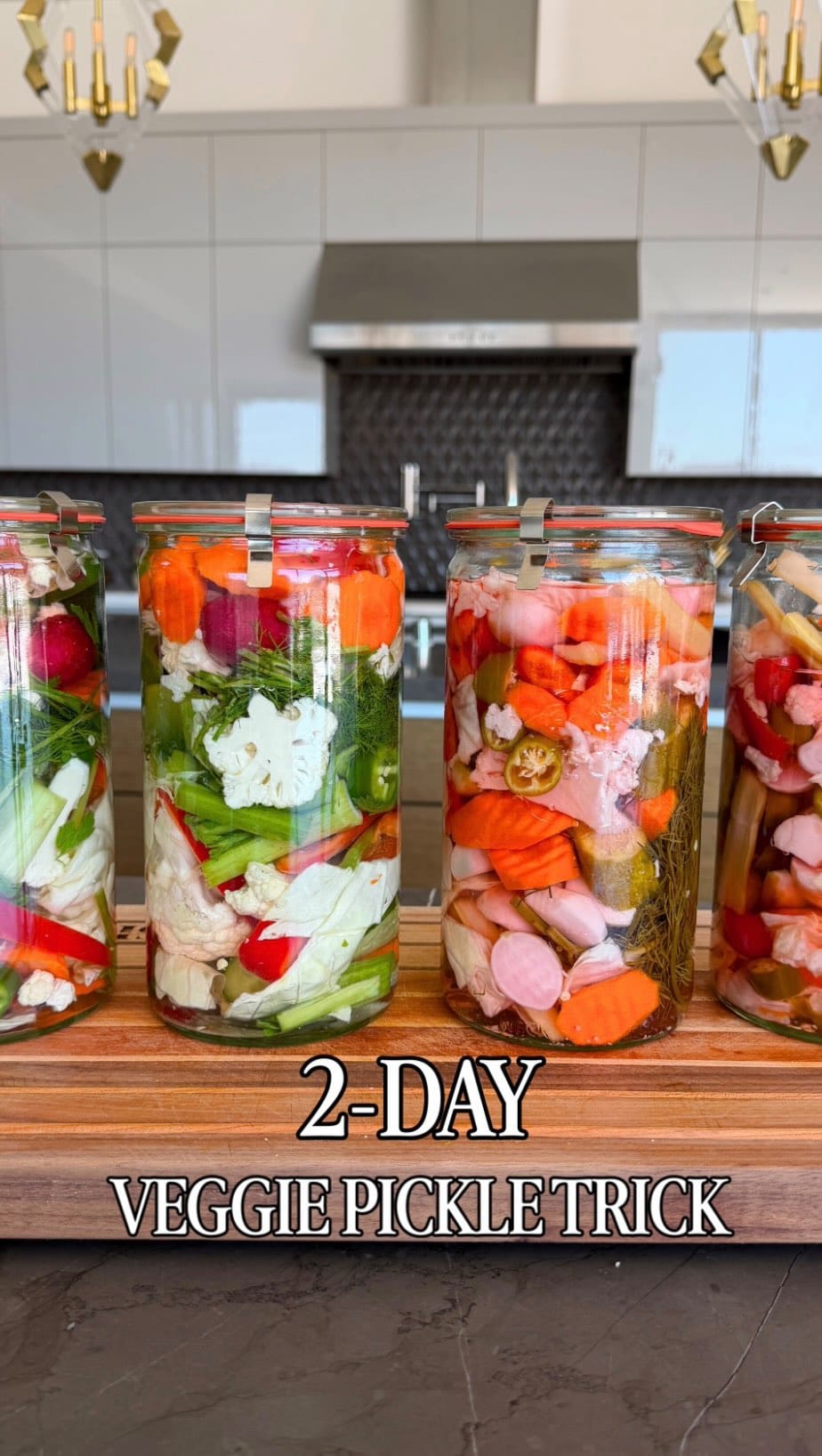 Easy Homemade Vegetable Pickles
