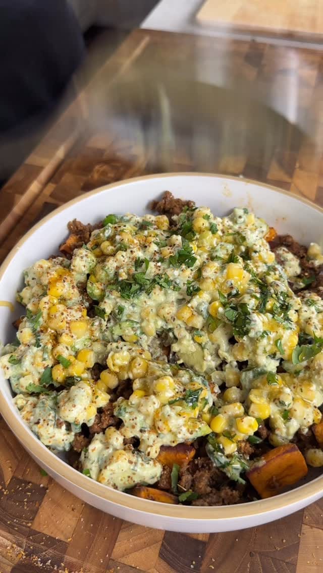 Mexican Inspired Street Corn Hot Honey Bowl – 50-Minute Recipe