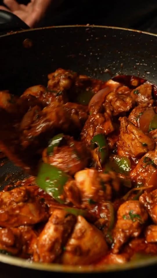 Pan Fried Garlic Chilli Chicken Recipe