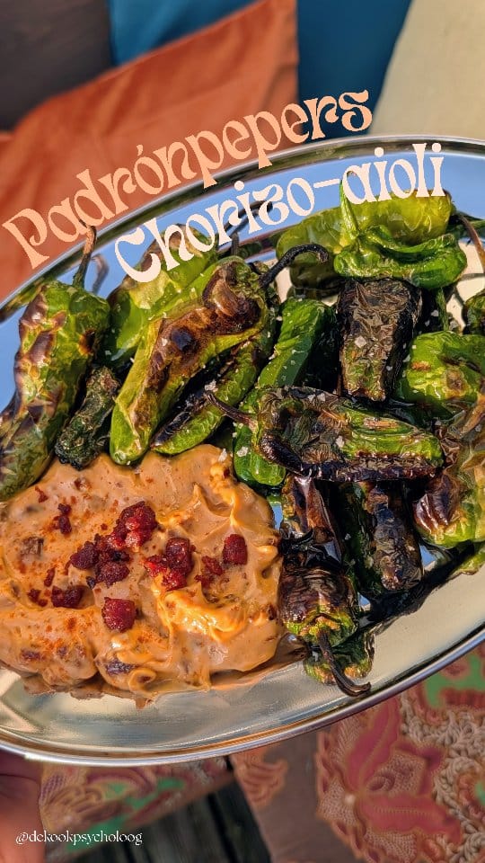 Padron Peppers with Chorizo Aioli – 35-Minute Recipe