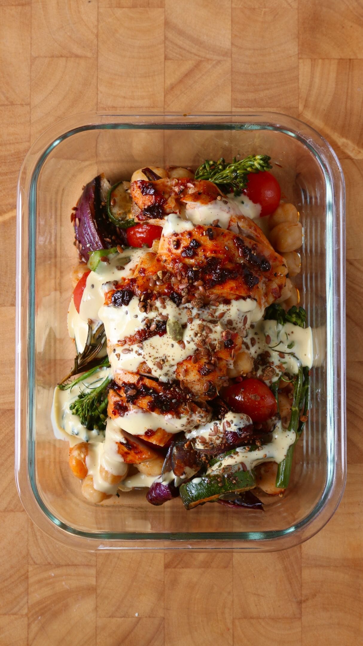 Meal Prep Chicken & Roast Veg with Aioli