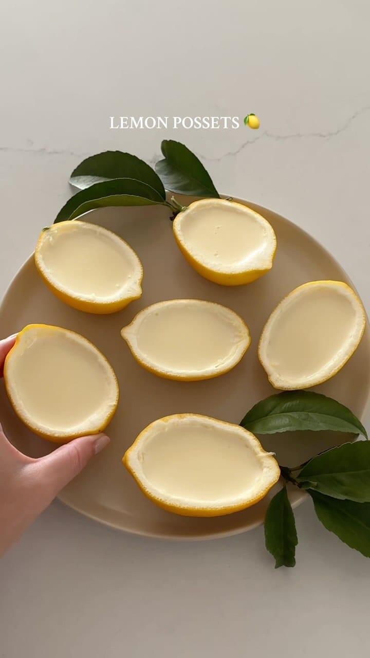 Lemon Posset Cups Recipe