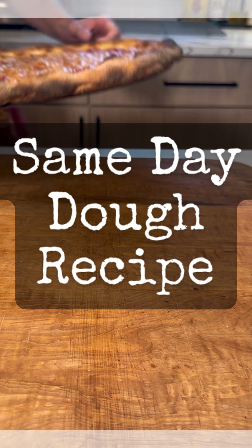 Same Day Pizza Dough Recipe