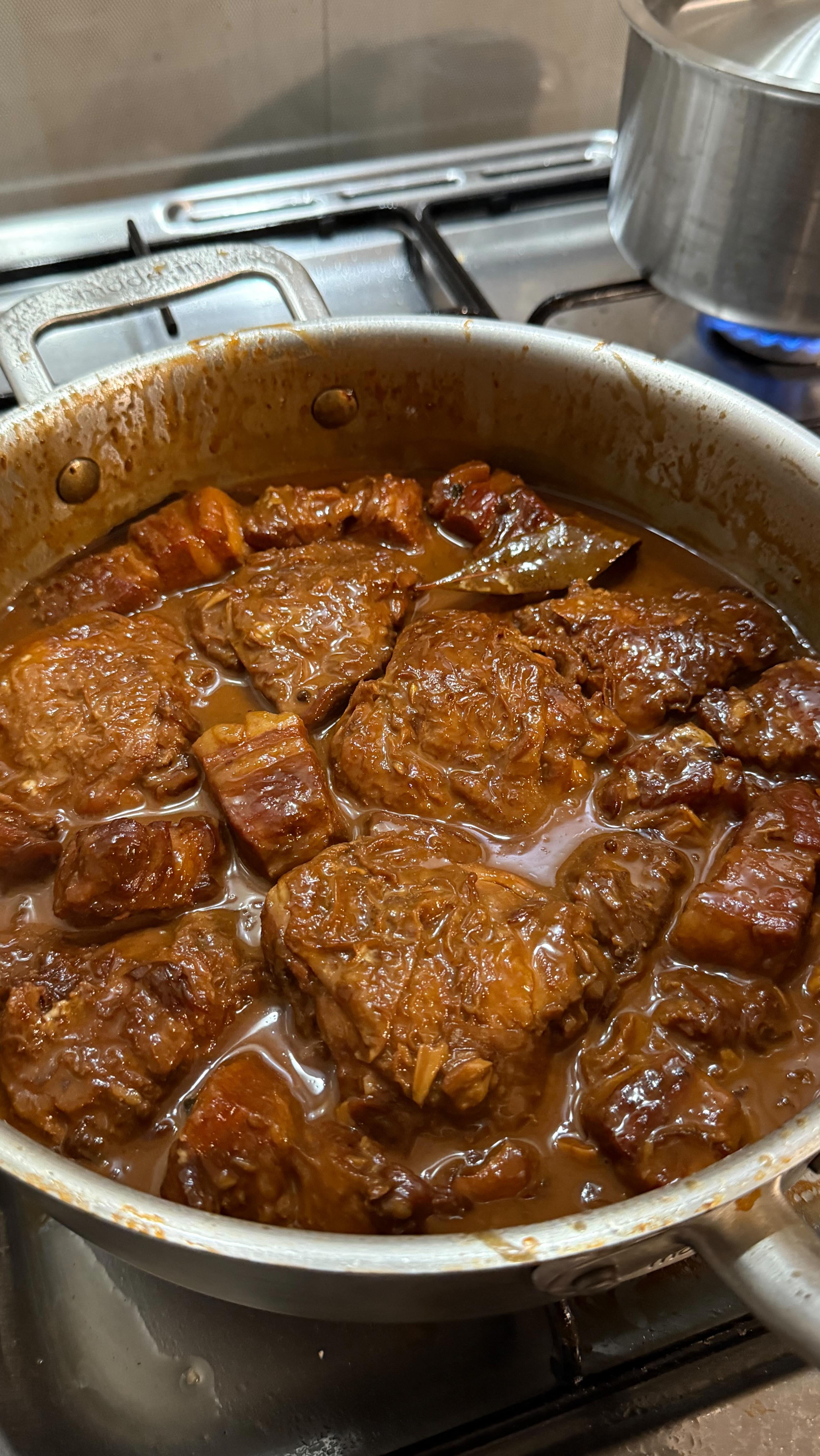 Chicken and Pork Coconut Adobo – 60-Minute Recipe