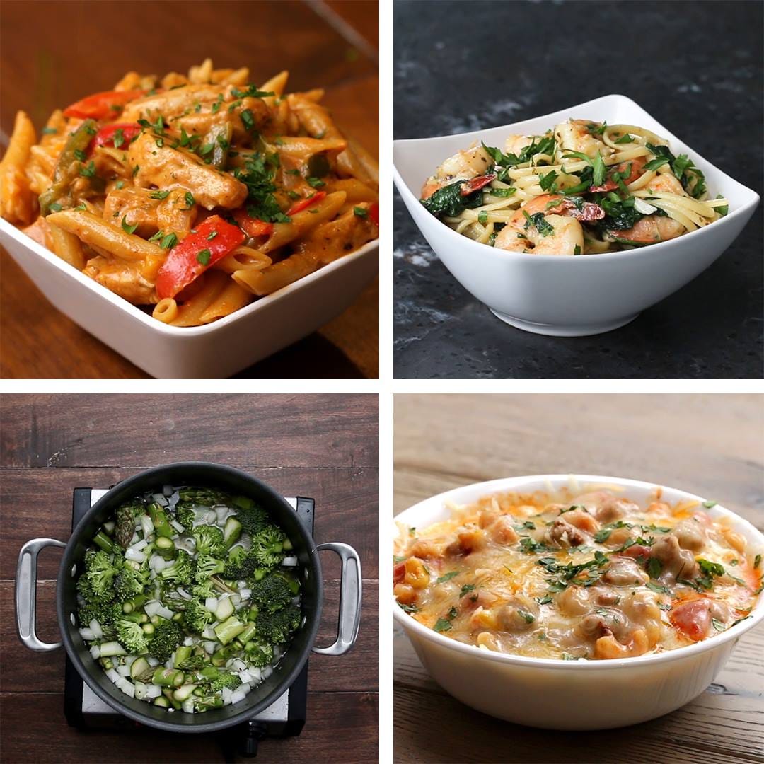 One-Pot Chicken, Shrimp & Pasta – 45-Minute Recipe