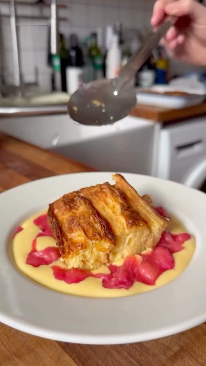 Ginger and Croissant Pudding Recipe