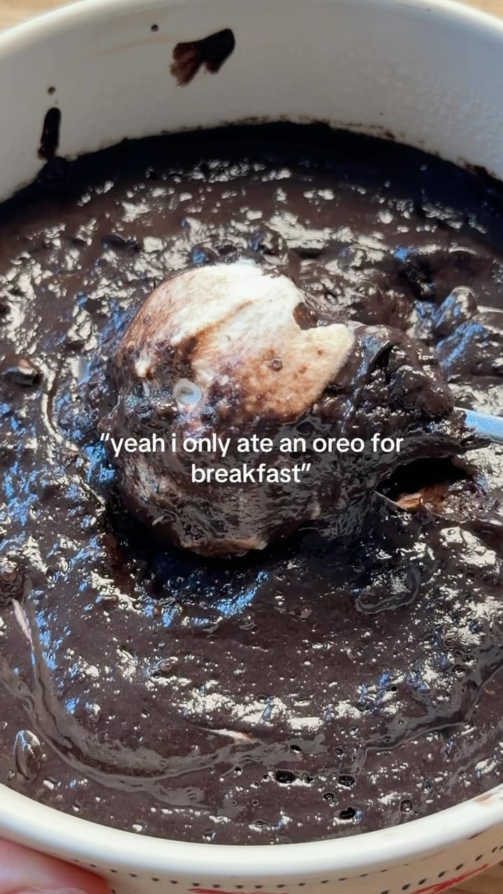 Oreo Egg White Oats Breakfast