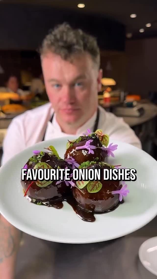 Roasted Red Onion Stuffed with Beef Short Rib – 310-Minute Recipe