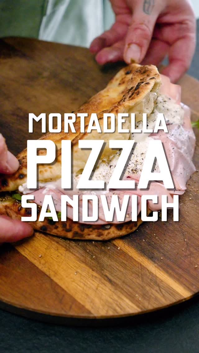 Mortadella Pizza Sandwich Recipe