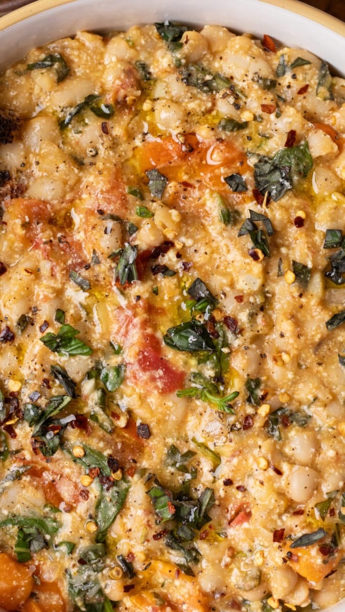 Tomato Ricotta Beans