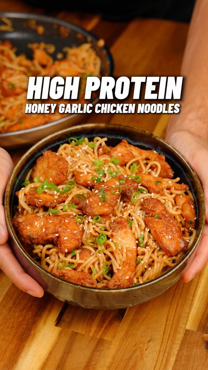 Honey Garlic Chicken Noodles – 35-Minute Recipe