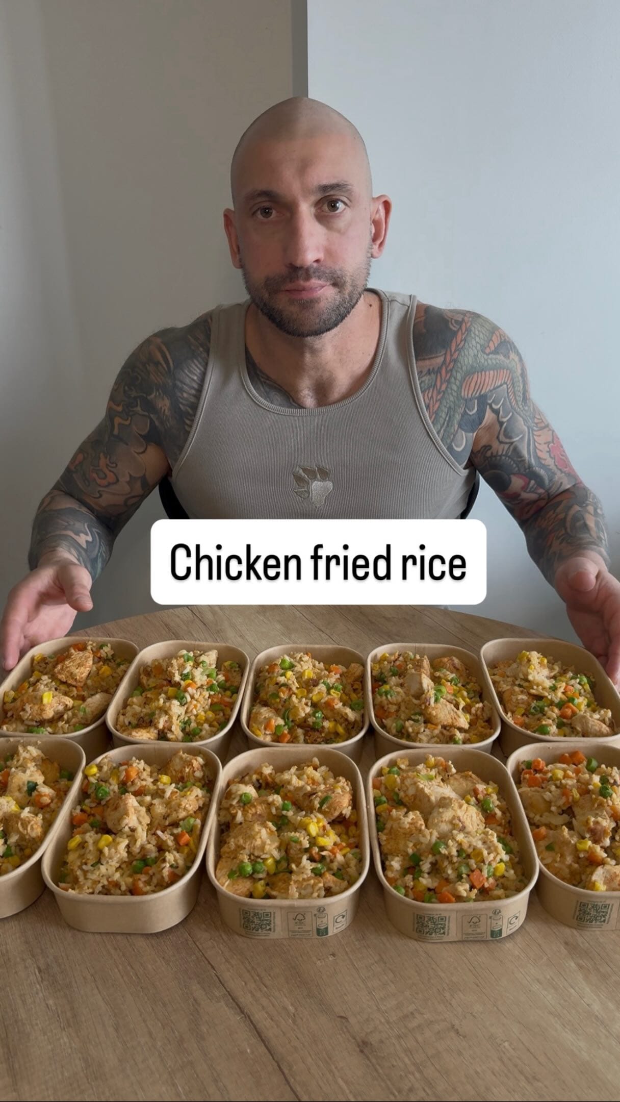 High Protein Chicken Fried Rice
