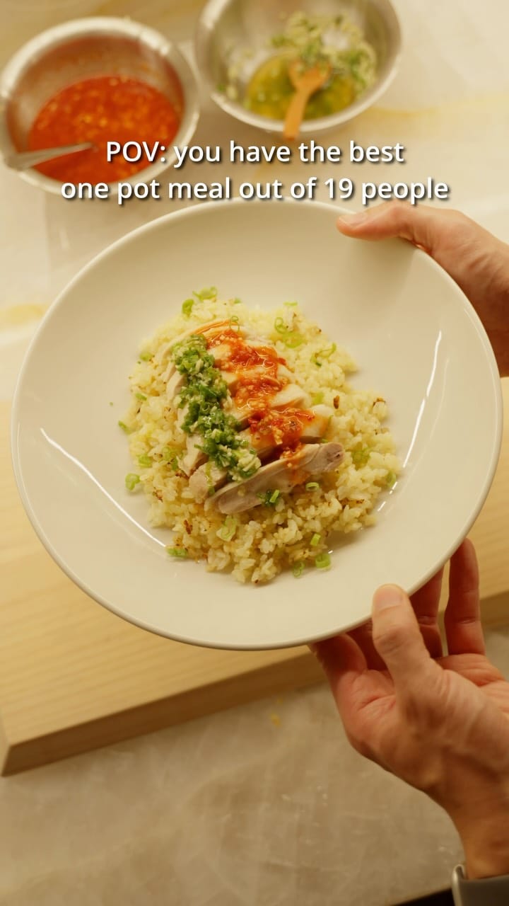Hainanese Chicken and Rice One‑Pot Delight