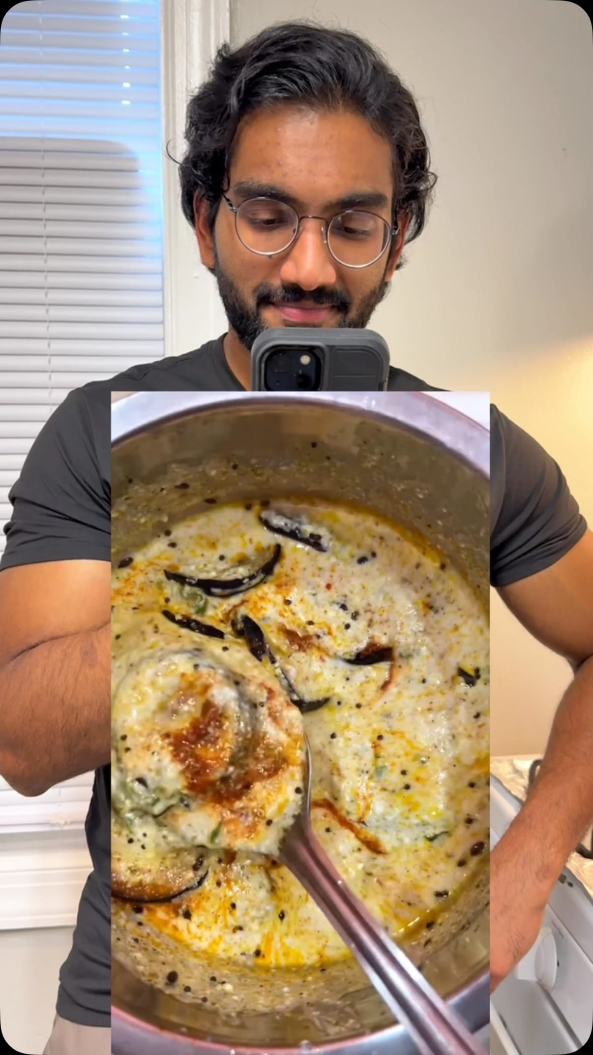 Perugu Vankaya (Spiced Eggplant Curry)