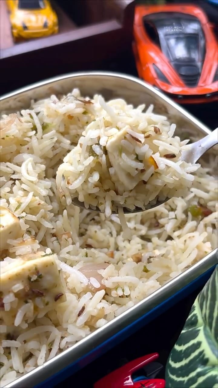 Thecha Paneer Rice