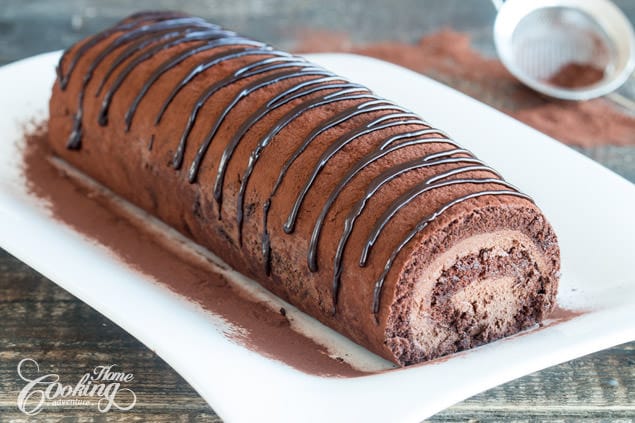 Chocolate Swiss Roll Recipe