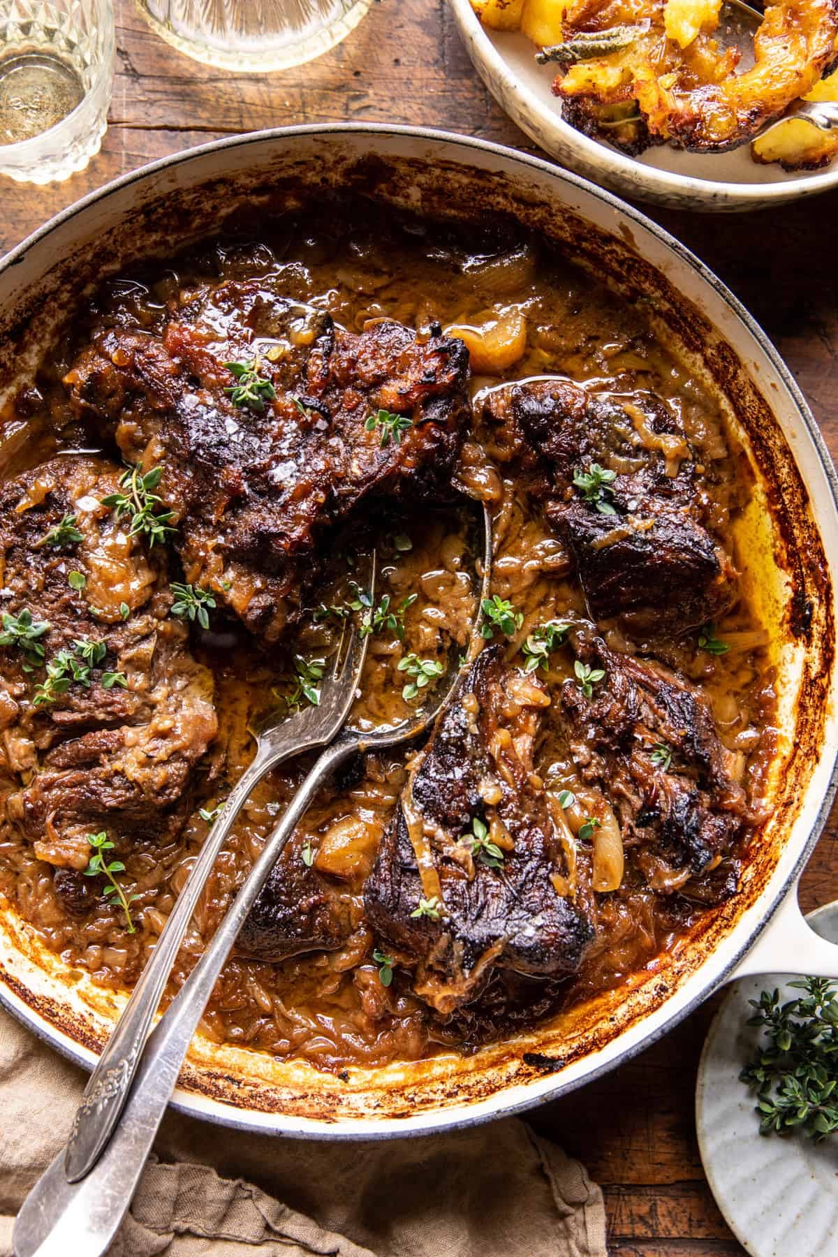 Cider Braised Pot Roast with Crispy Sage Potatoes – 205-Minute Recipe