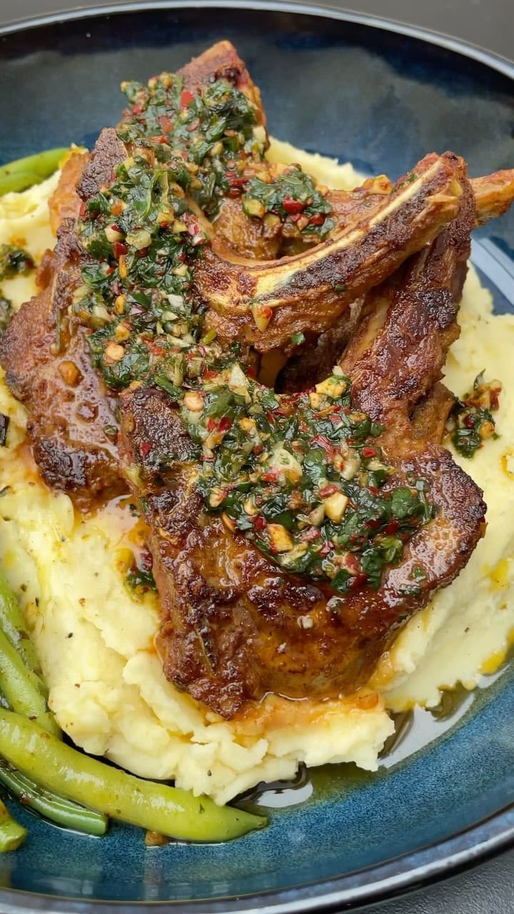 Lamb Chops with Chimichurri – 35-Minute Recipe