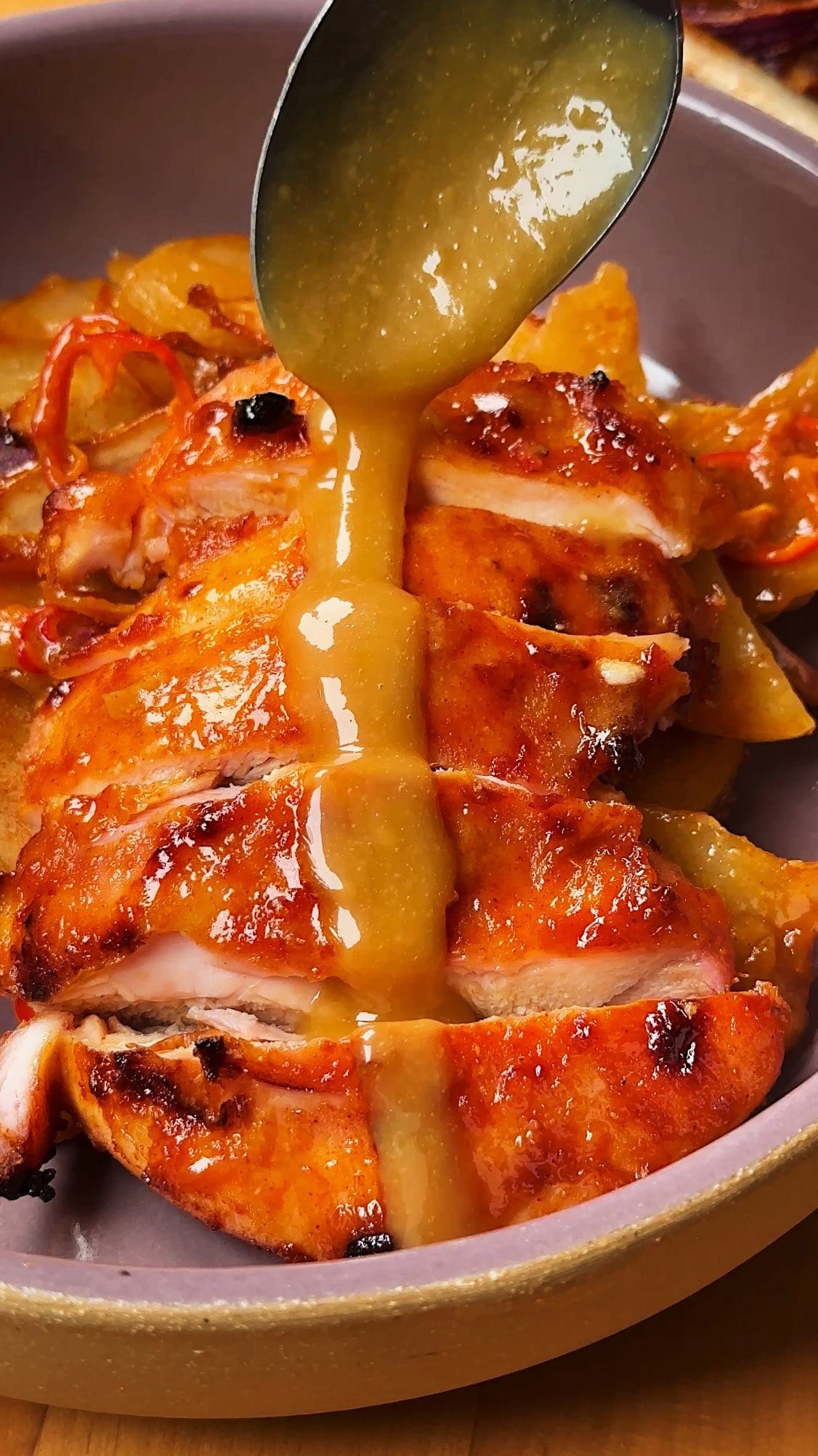 Sheet‑Pan Miso Maple Chicken and Potatoes
