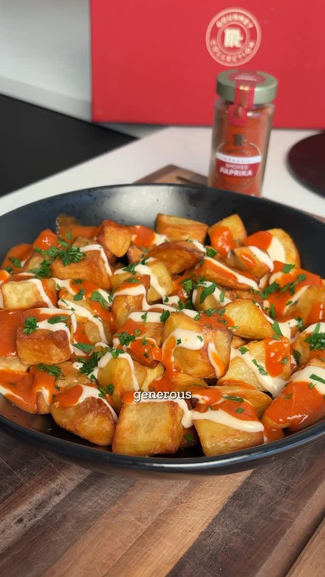 Spanish Patatas Bravas with Smoked Paprika