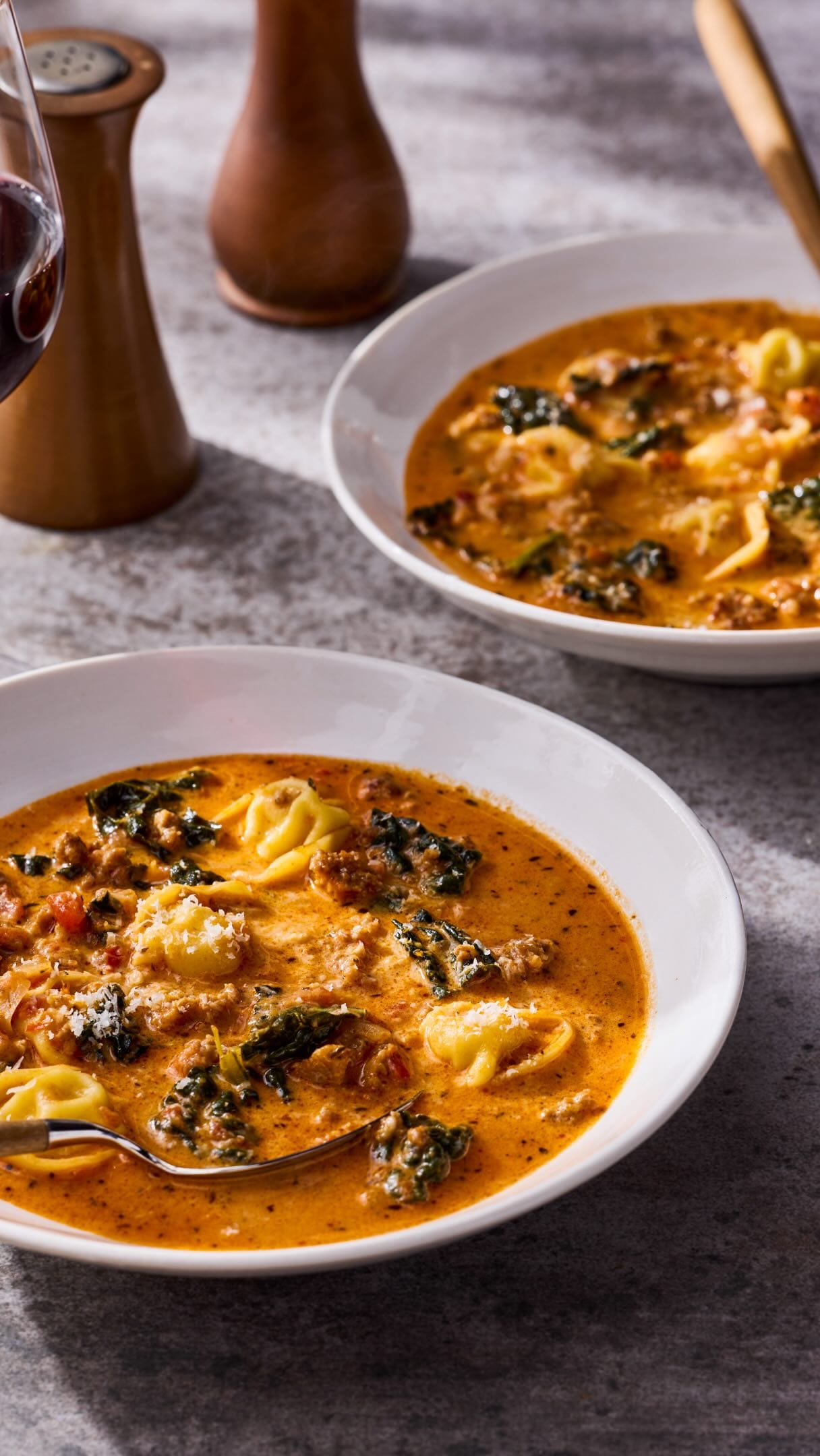 Cozy Tortellini Soup