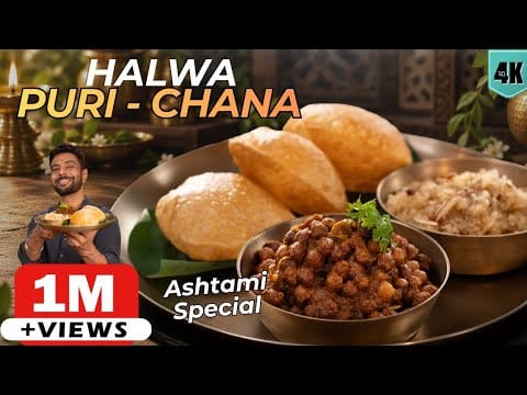 Kanjak Special Halwa Puri Chana – 40-Minute Recipe
