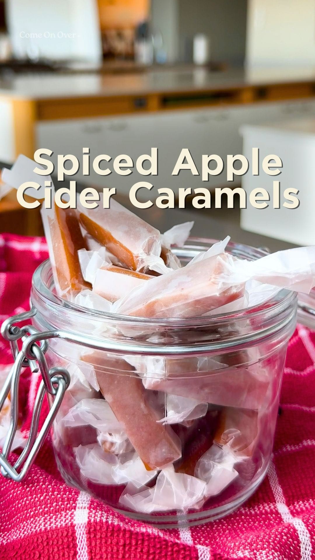 Spiced Apple Cider Caramels