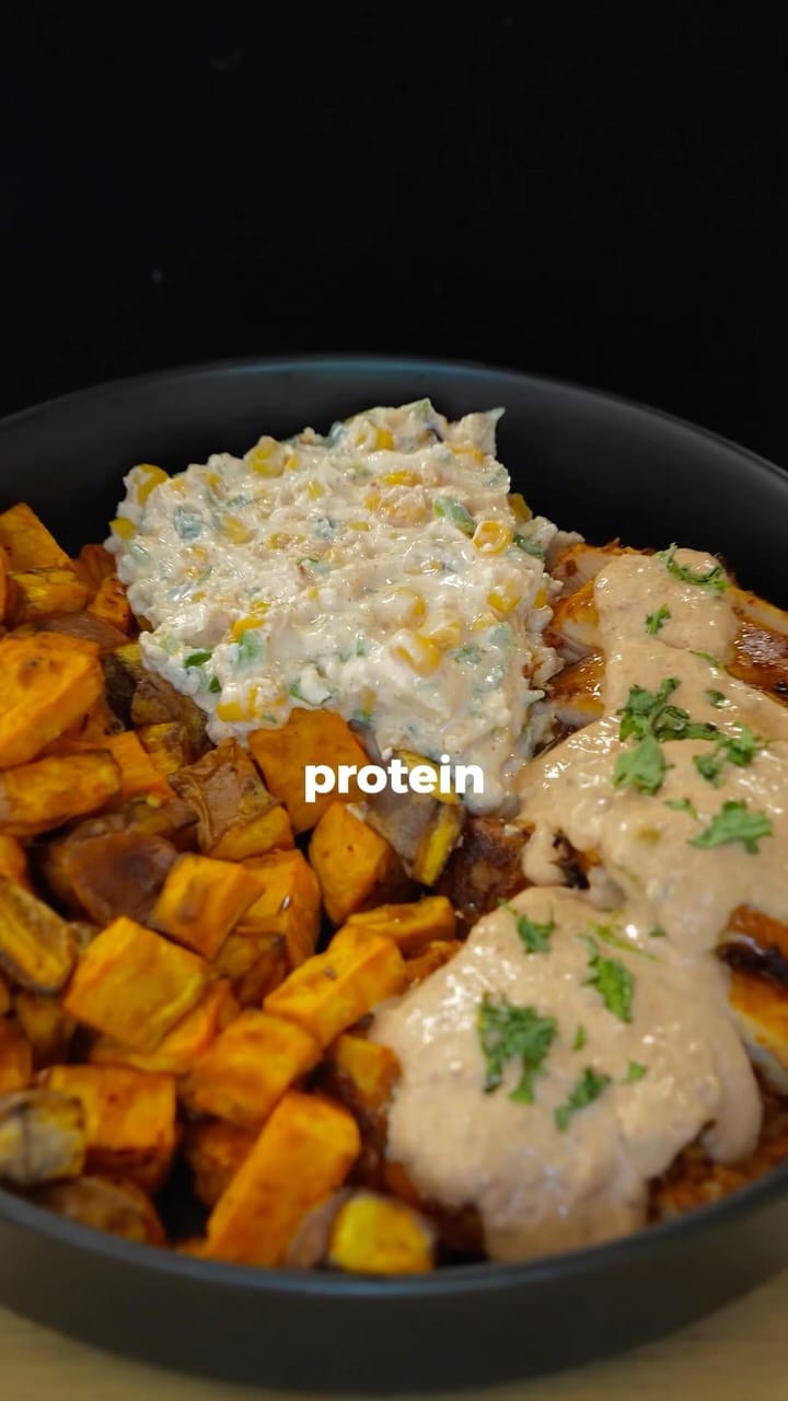 Chipotle Chicken Street Corn Bowl – Air‑Fryer Recipe