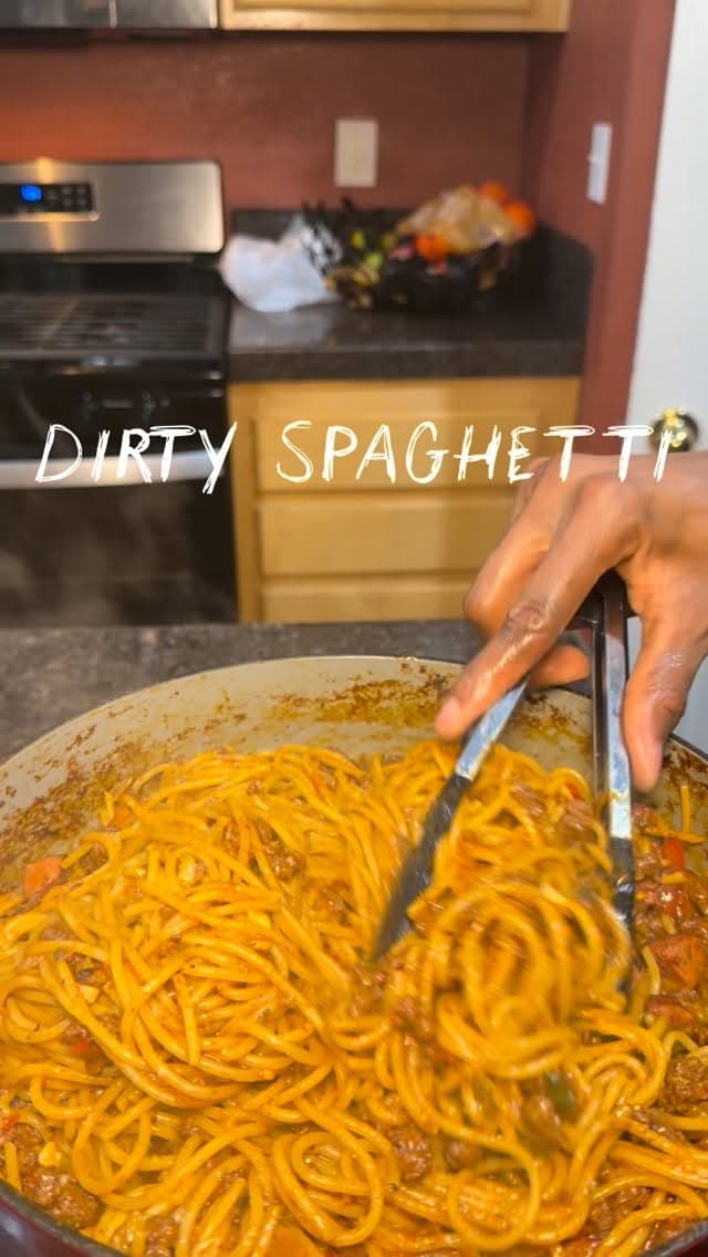 Dirty Spaghetti by Jerryco Colbert, a frame from the Instagram video