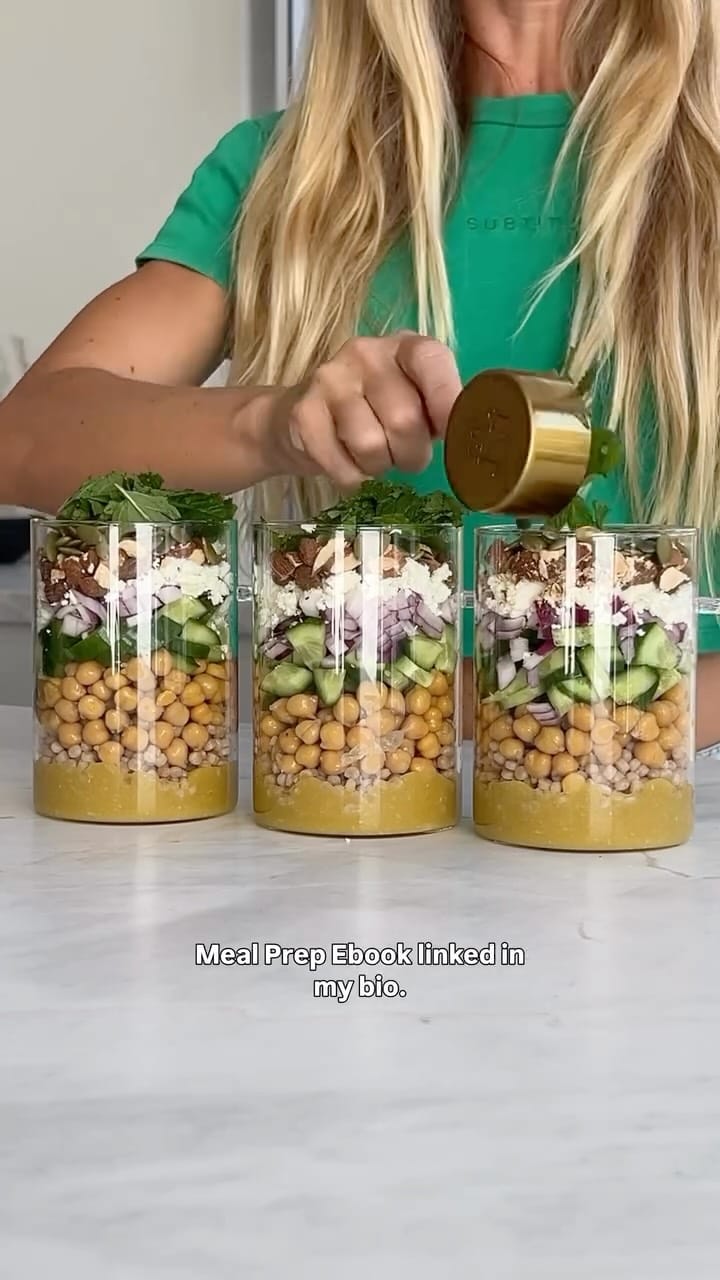 Sweet Tahini Pearl Couscous Salad Jars Recipe