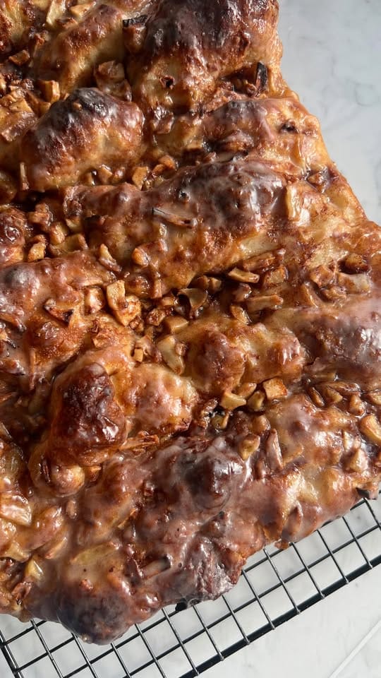 Brown Butter Apple Fritter Focaccia Recipe