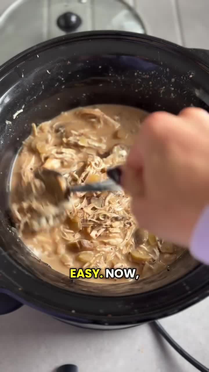 Slow Cooker Chicken Stroganoff – 250-Minute Recipe