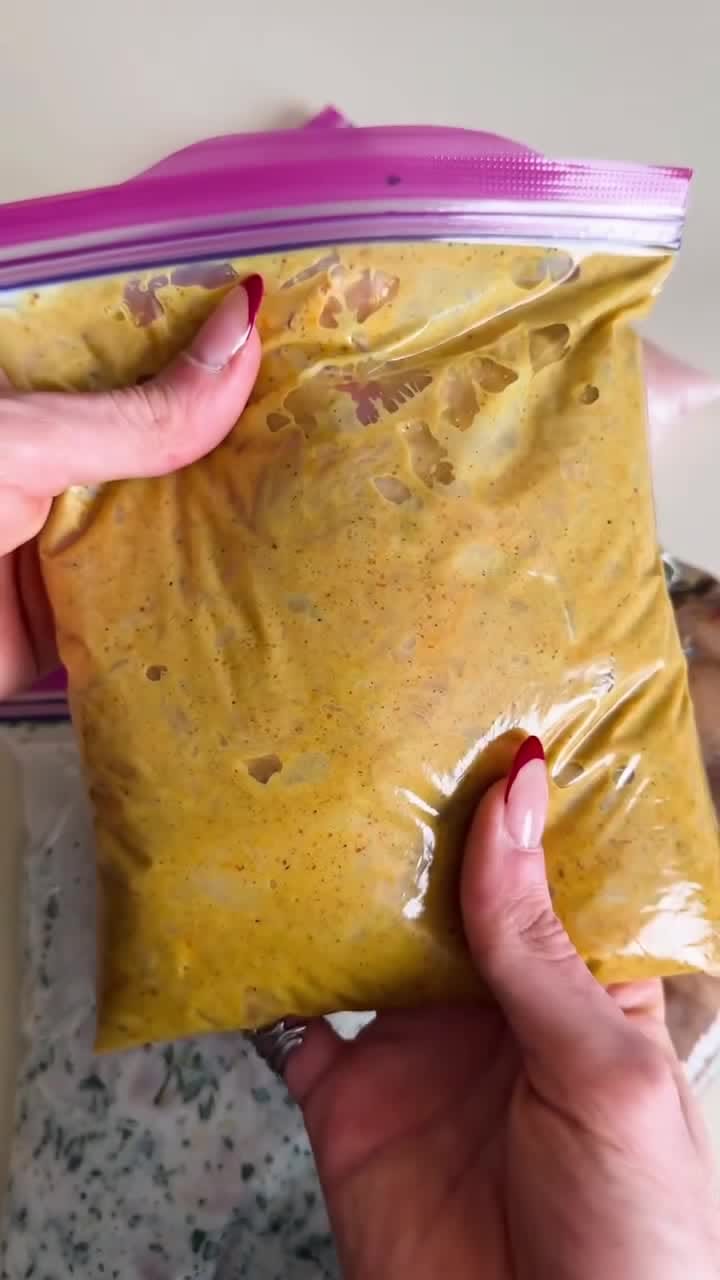 Four-Flavor Freezer-Ready Marinated Chicken Recipe