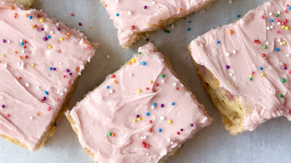 Sourdough Sugar Cookie Bars