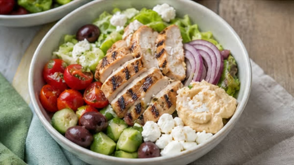 Greek Chicken Bowls – Easy Recipe