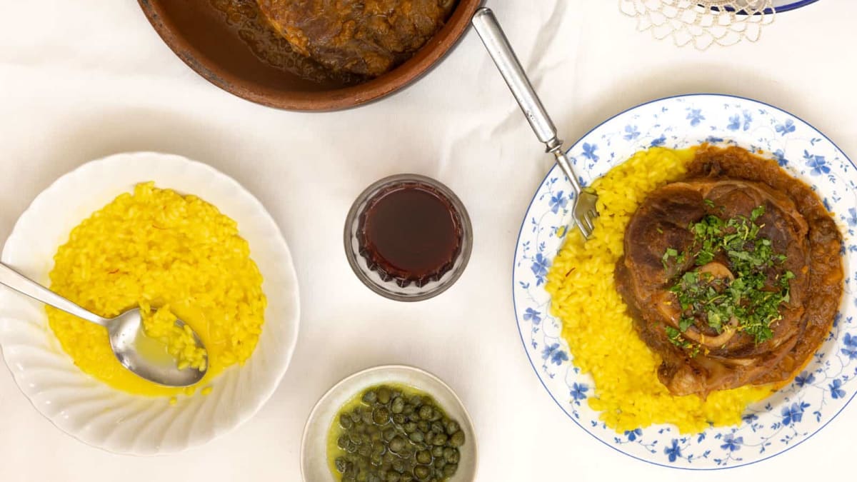 Ossobuco with Saffron Risotto