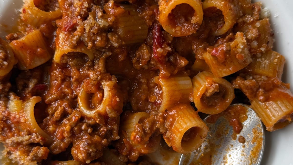 Weeknight Bolognese Pasta