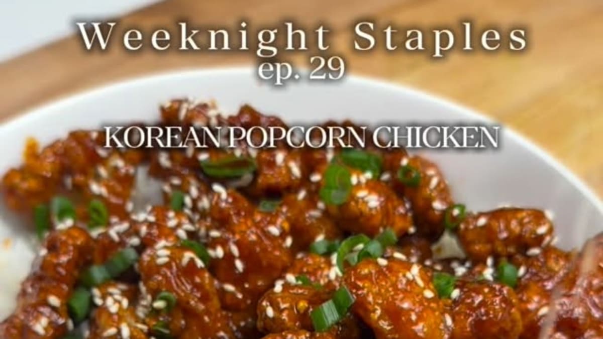 Korean Popcorn Chicken