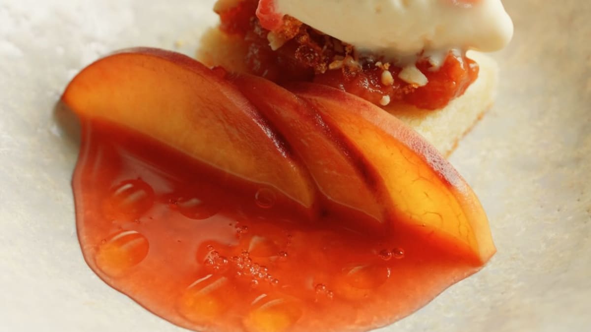 Late Summer Peach Dessert