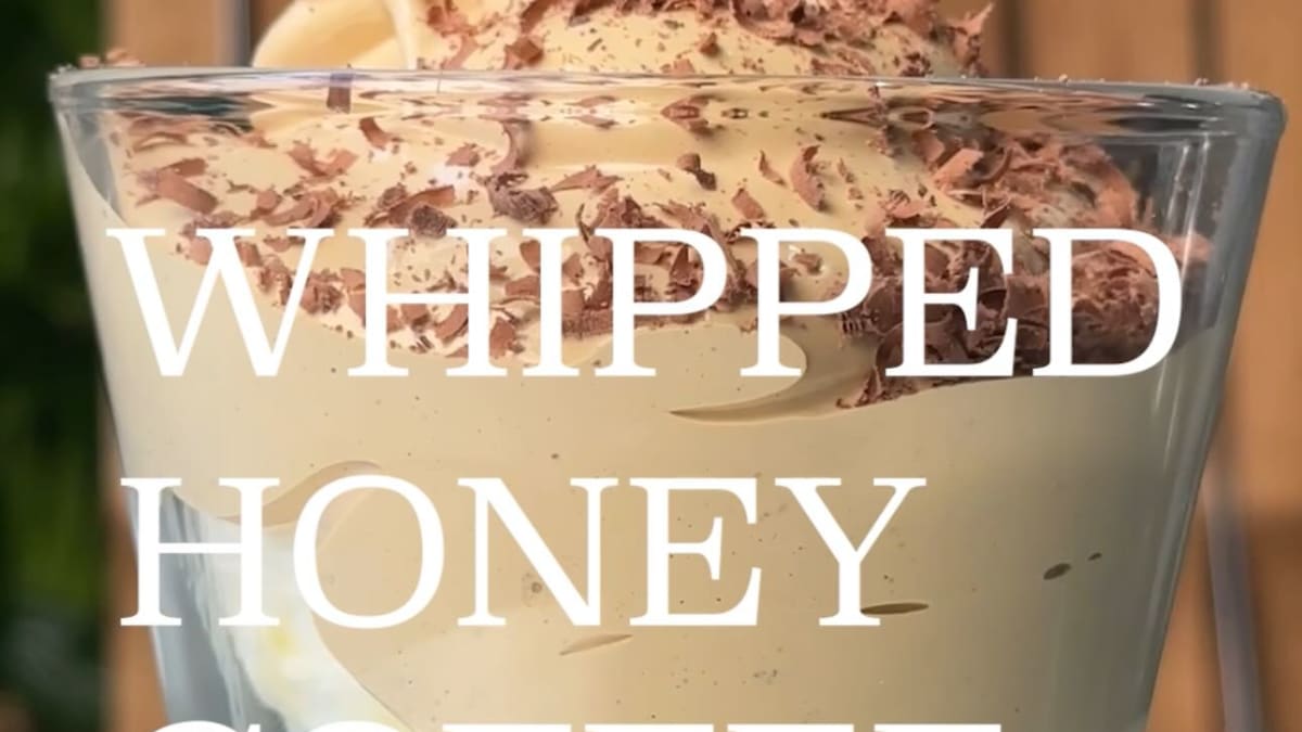 Whipped Honey Coffee Affogato